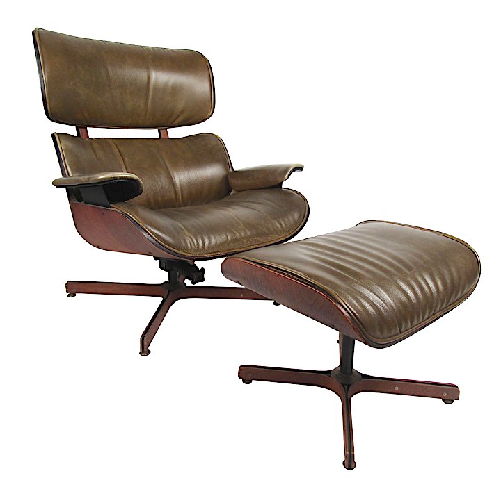 George Mulhauser Designed Lounge Chair and Ottoman for Plycraft (1 of 10)