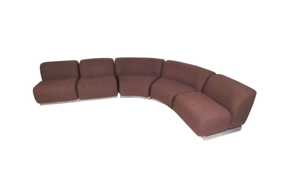 Modern Sectional Sofa in the Style of Milo Baughman (1 of 10)