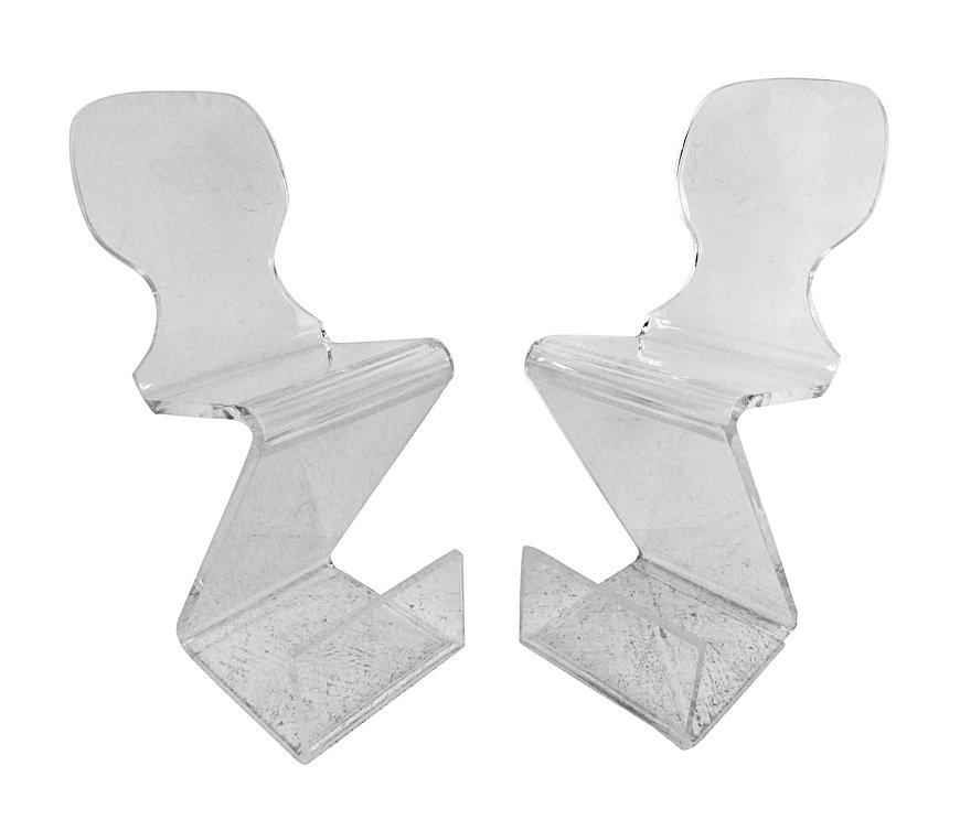 Vintage Modern Lucite Stools by Gary Gutterman (1 of 4)