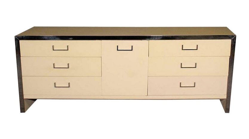 John Stuart Chrome and White Dresser (1 of 3)