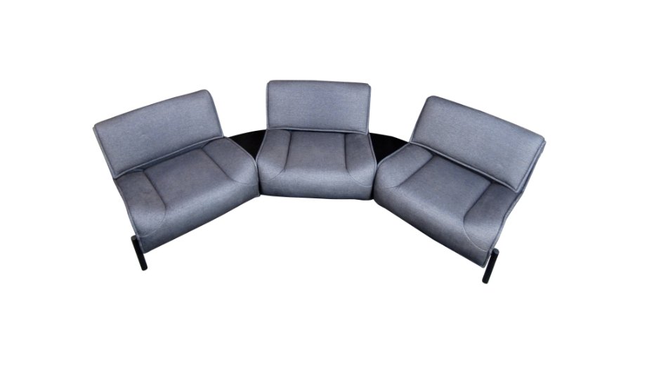 'Veranda' 3-Seater Fabric Sofa by Vico Magistretti for Cassina (1 of 13)