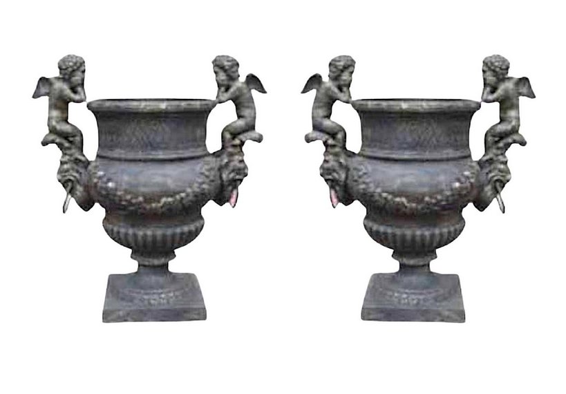 Garden Urns with Cherubs (1 of 6)