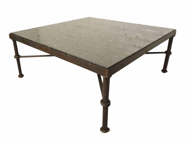 Marble Top Iron Table