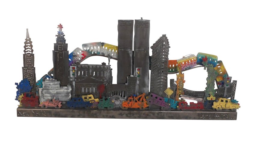 New York City Three-Dimensional Metal Wall Art (1 of 6)