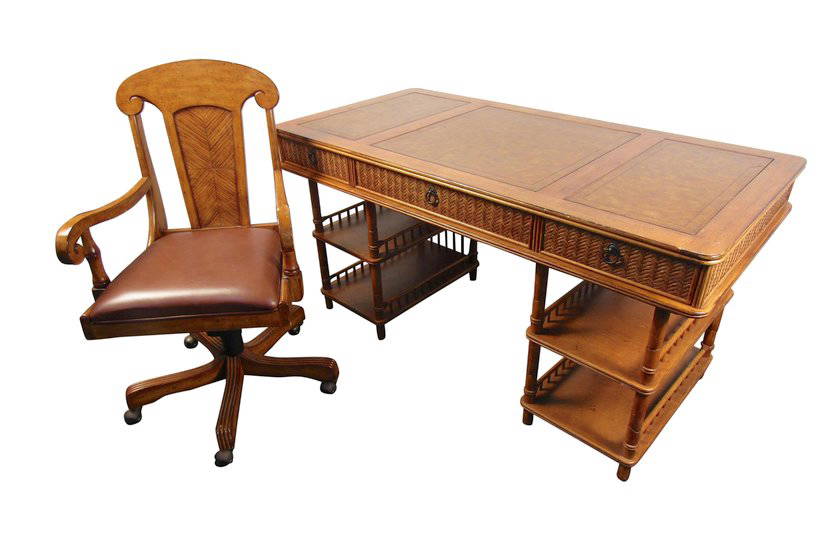Vintage Desk And Chair Auction