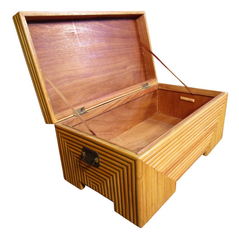 Mid-Century Bamboo Trunk from Macy's (1 of 7)