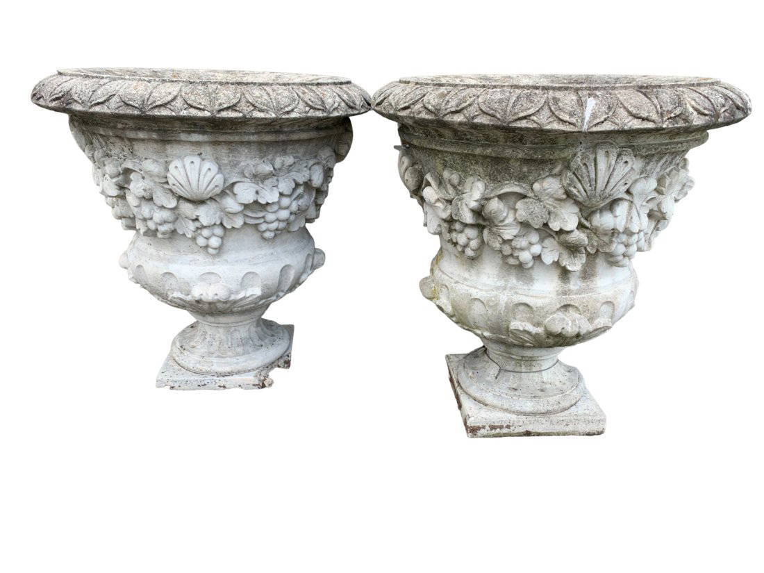 Concrete Urns for Sale at Auction