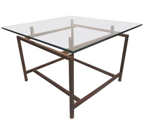 Midcentury Brass and Glass End Table after Harvey Probber (1 of 10)