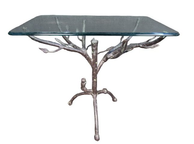 Vintage Tree Sculpture End Table (1 of 9)