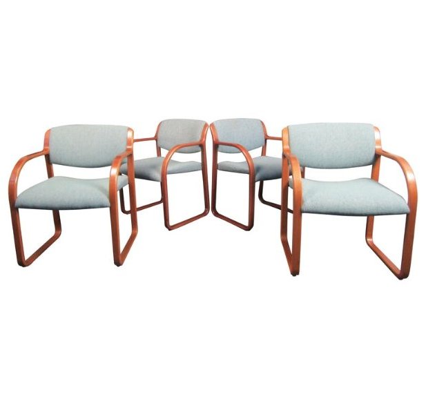 Vintage Steelcase Bentwood Office Chairs (1 of 15)