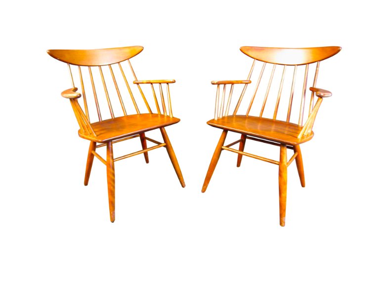 Pair of Midcentury Armchairs by Conant Ball (1 of 7)