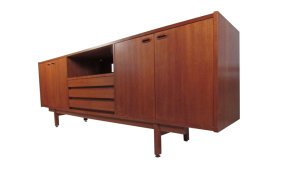 Stylish Scandinavian Modern Teak Sideboard
