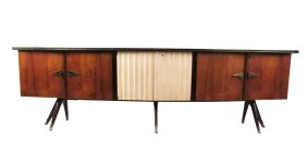 Large Mid-Century Modern Italian Rosewood Sideboard