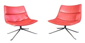 Pair of Swivel Chairs by Zanotta