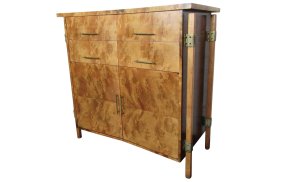 Burl HiBoy Dresser by Harold Schwartz for Romweber