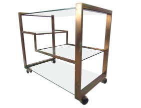 Mid-Century Modern Italian Serving Cart