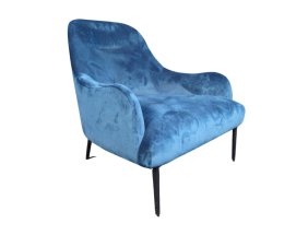 Modern Blue Lounge Chair