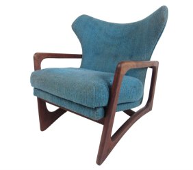Mid-Century Modern Adrian Pearsall 2466-C Wing Back Lounge Chair