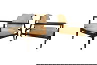 Pair Edmond J. Spence Urban-Aire Lounge Chairs