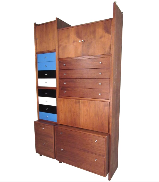 George Nelson Style Mid-Century Storage Cabinet (1 of 10)