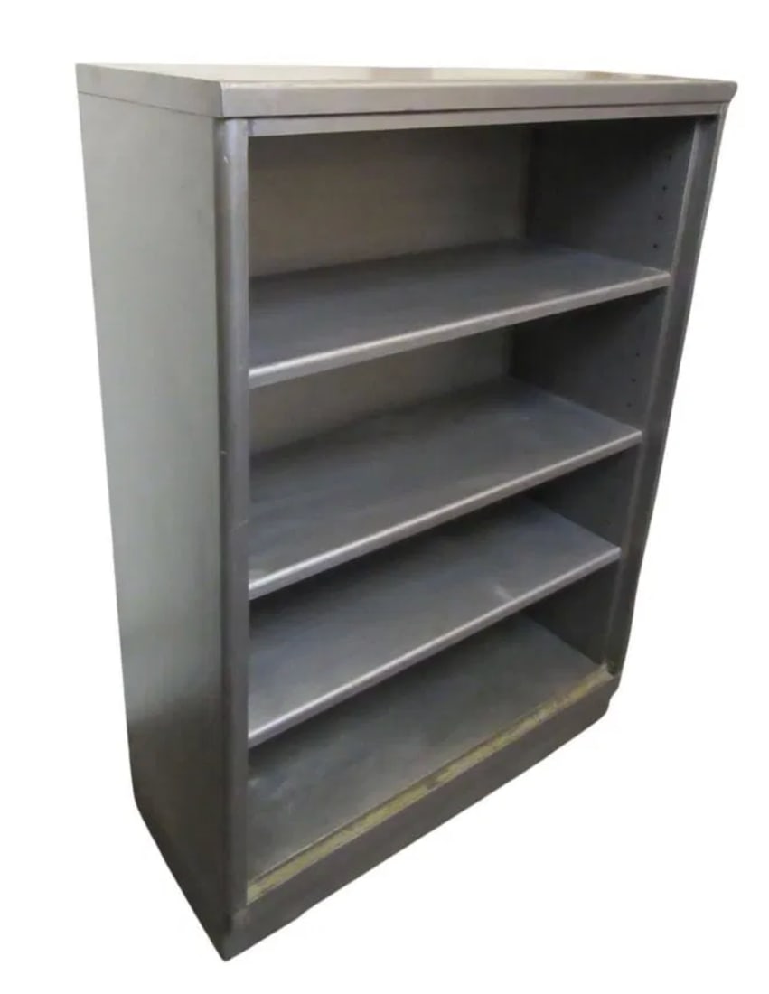 Industrial Metal Bookcase (1 of 6)