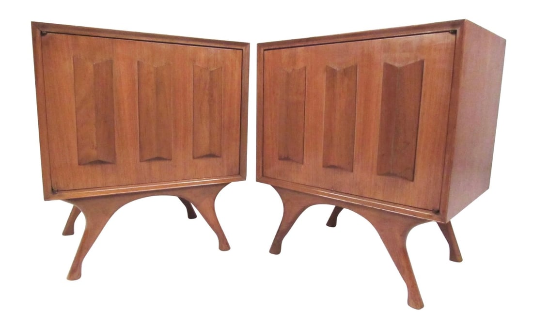 Vintage American Walnut Nightstands by Specialty Woodcraft (1 of 10)