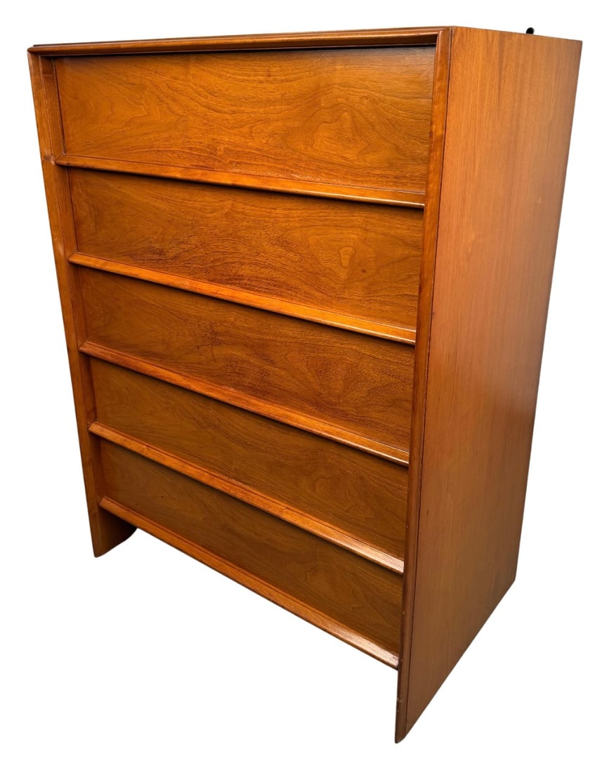 T.H. Robsjohn-Gibbings for Widdicomb Walnut Highboy Dresser (1 of 16)