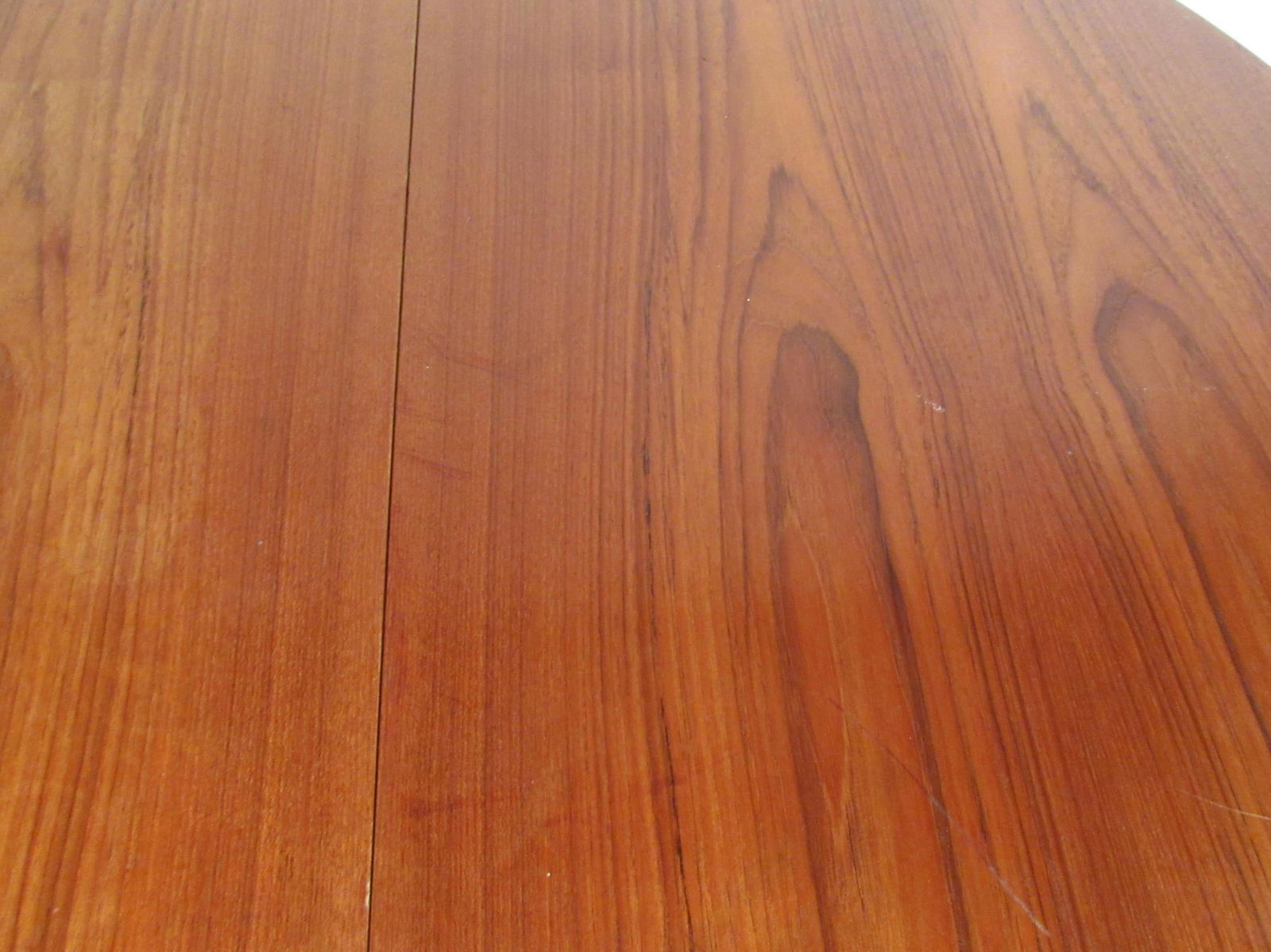 Round Teak Table w/ Leaves - 4