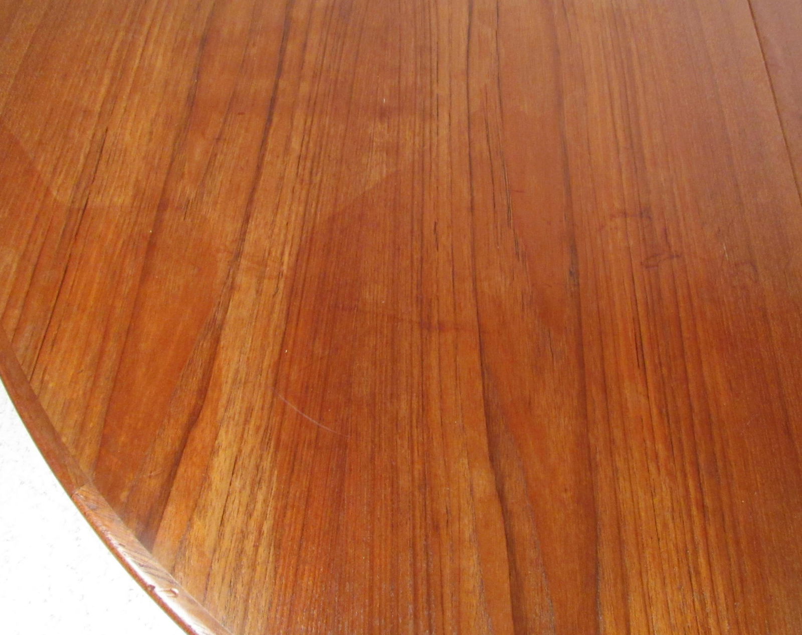 Round Teak Table w/ Leaves - 5