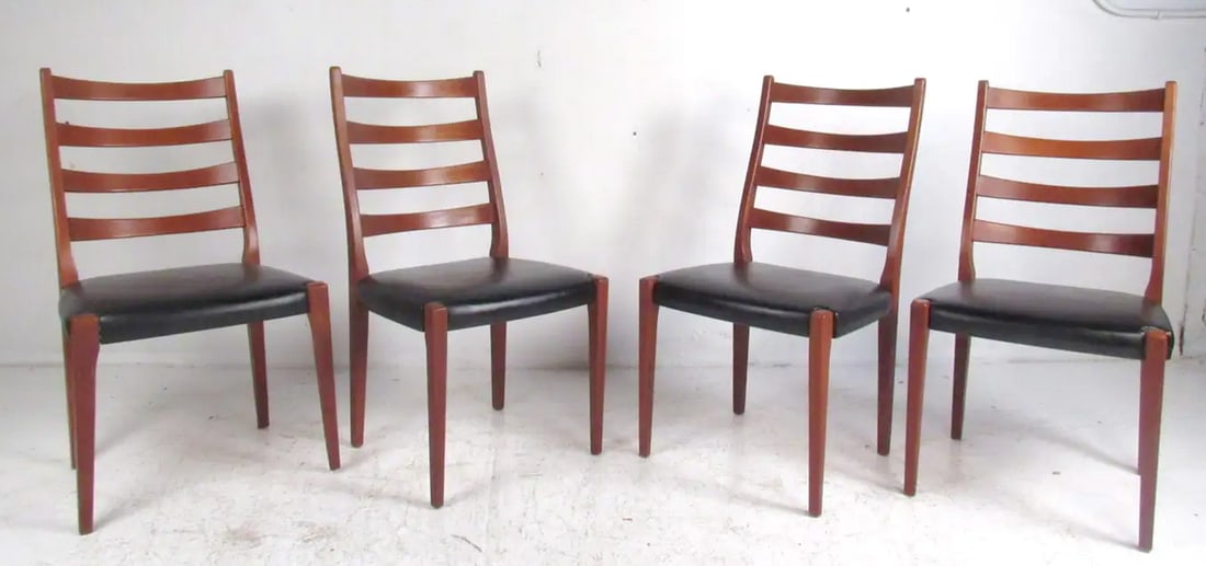 Set of Four Danish Chairs (1 of 7)