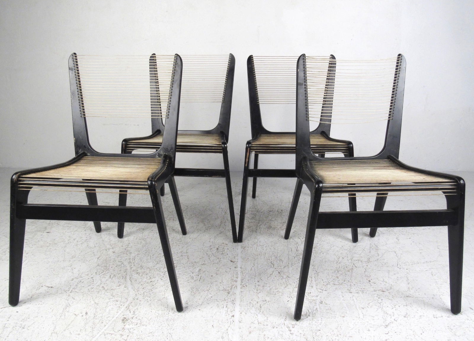 Jacques Guillon Cord Chairs - 2