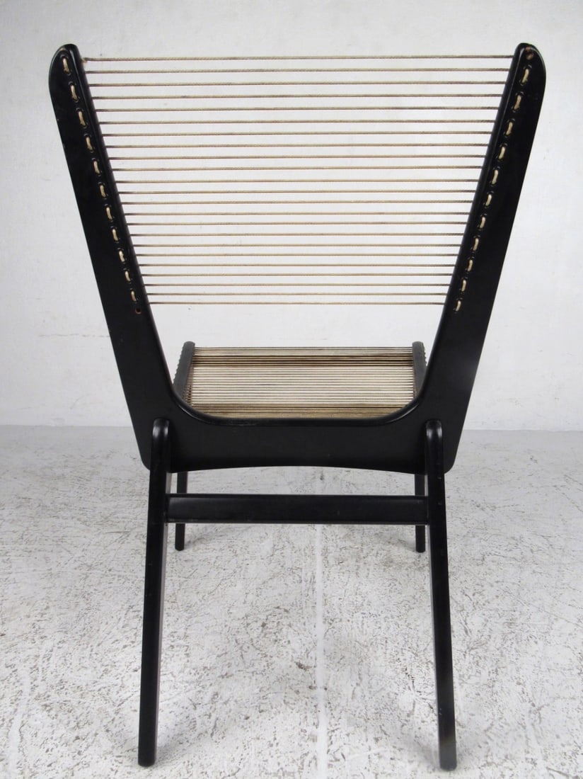 Jacques Guillon Cord Chairs - 4