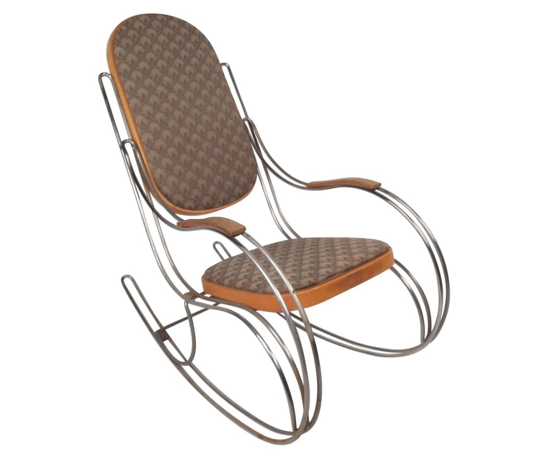 Amazing Mid-Century Modern Rocking Chair in the Style of Thonet (1 of 9)