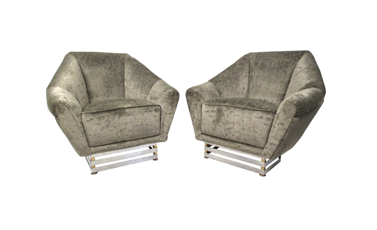 Pair of Italian Club Chairs by Romeo Rega (1 of 13)