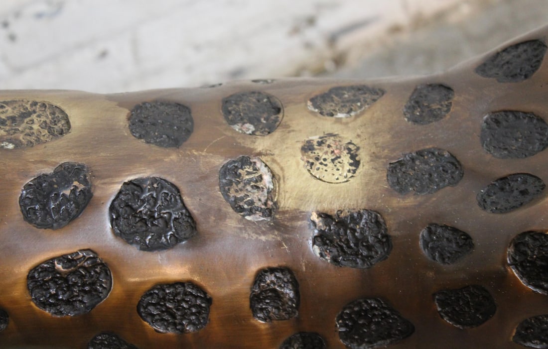 Bronze Cheetah - Five Foot Long - 10