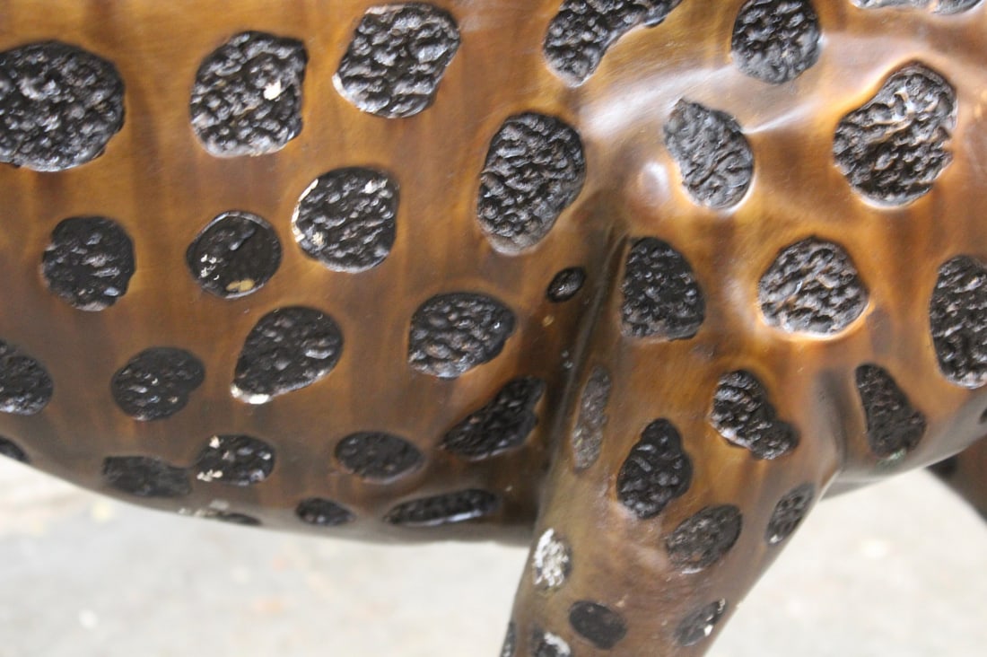 Bronze Cheetah - Five Foot Long - 9