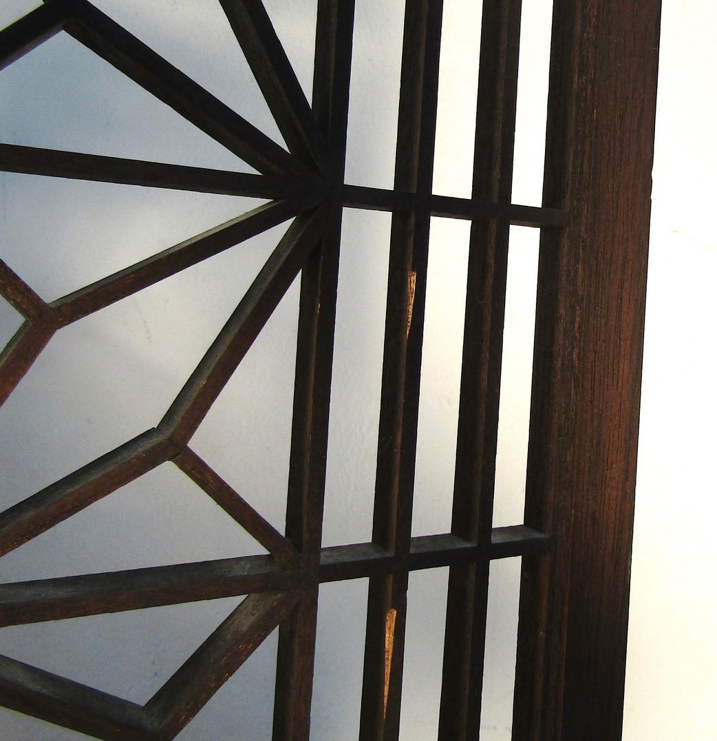 Wooden Painted Folding Divider - 6