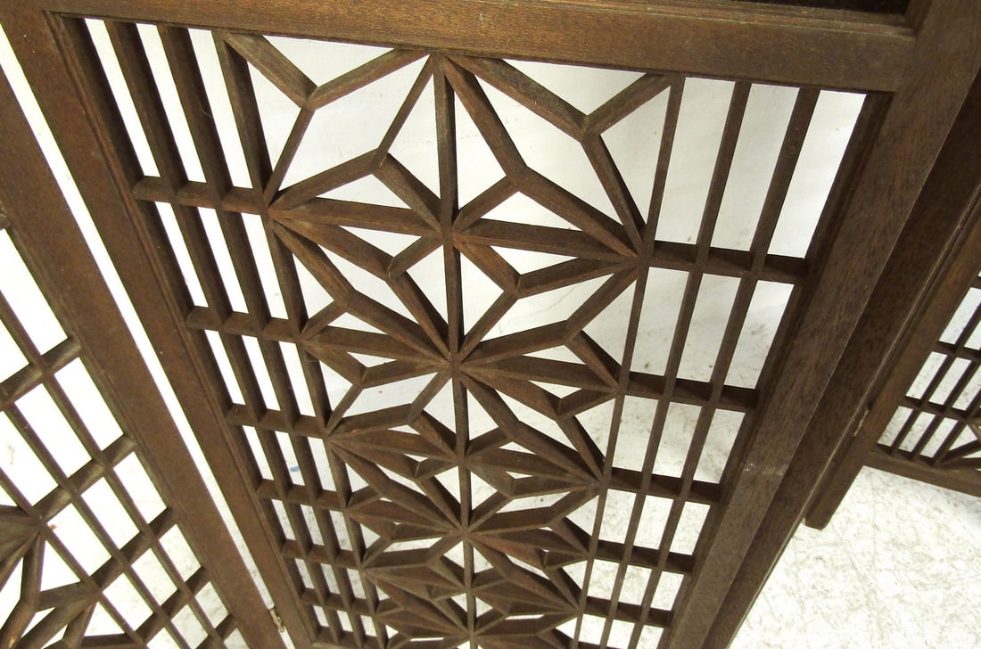 Wooden Painted Folding Divider - 7