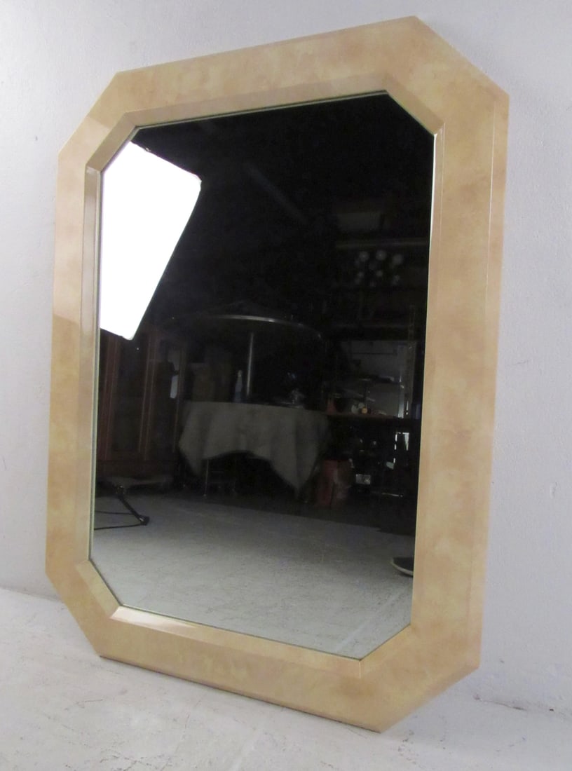 Vintage Modern Lacquered Mirror - 2