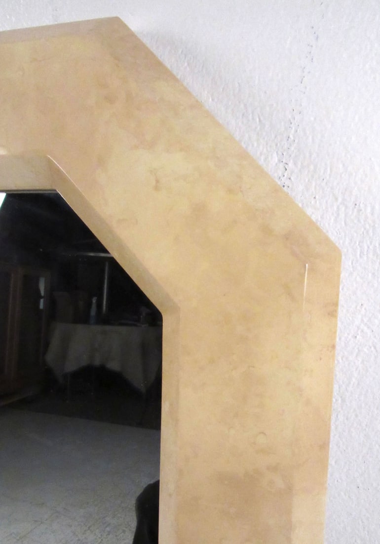 Vintage Modern Lacquered Mirror - 3