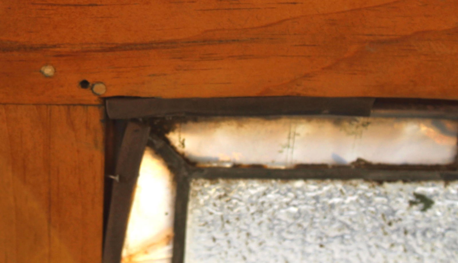 Architectural Stained Glass Window with Swans - 15