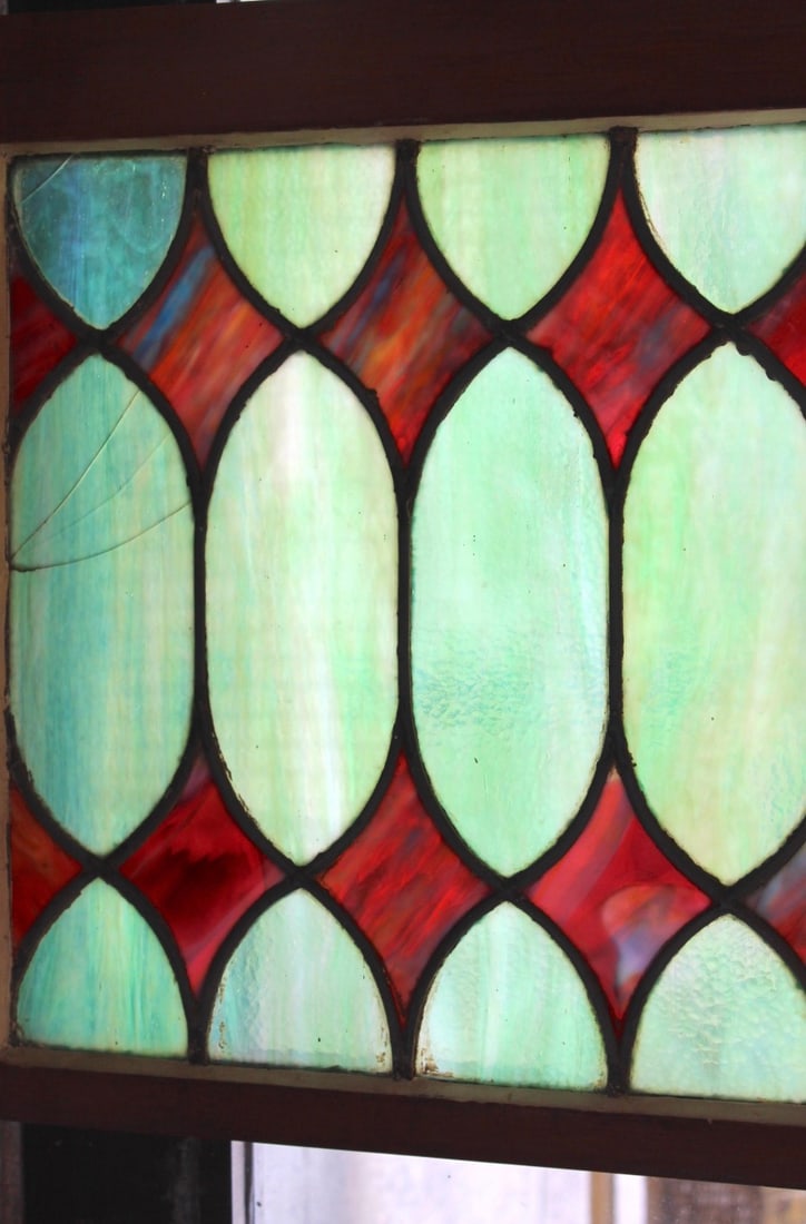 Spectacular Antique Transom Window - 10