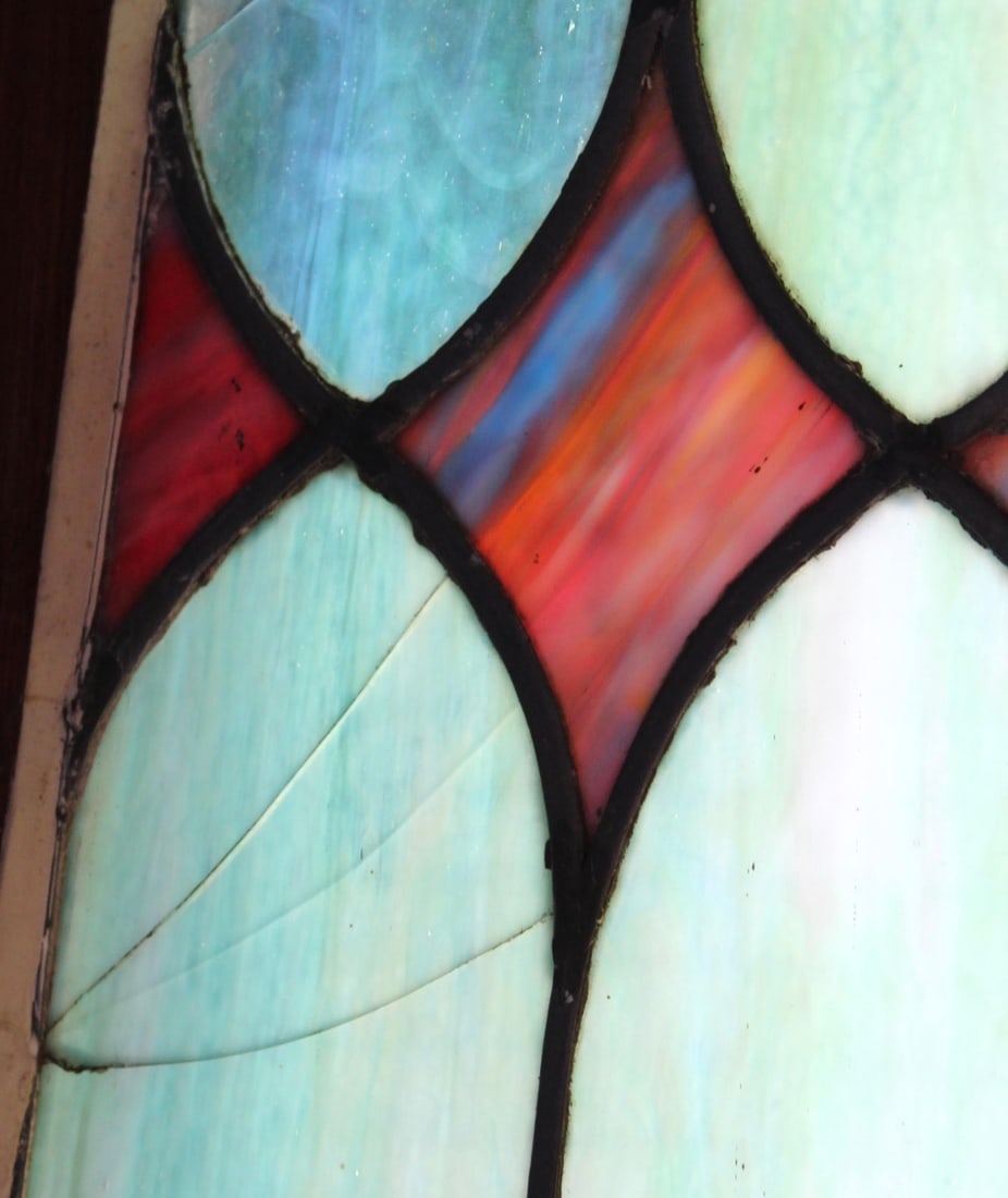 Spectacular Antique Transom Window - 3