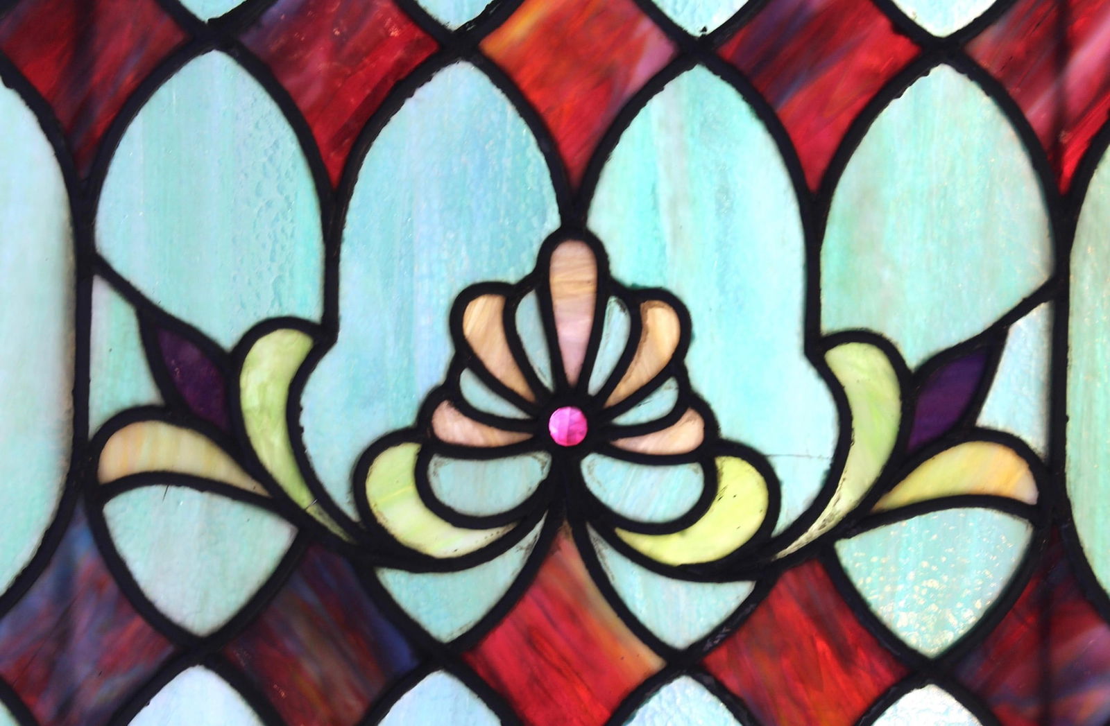 Spectacular Antique Transom Window - 5