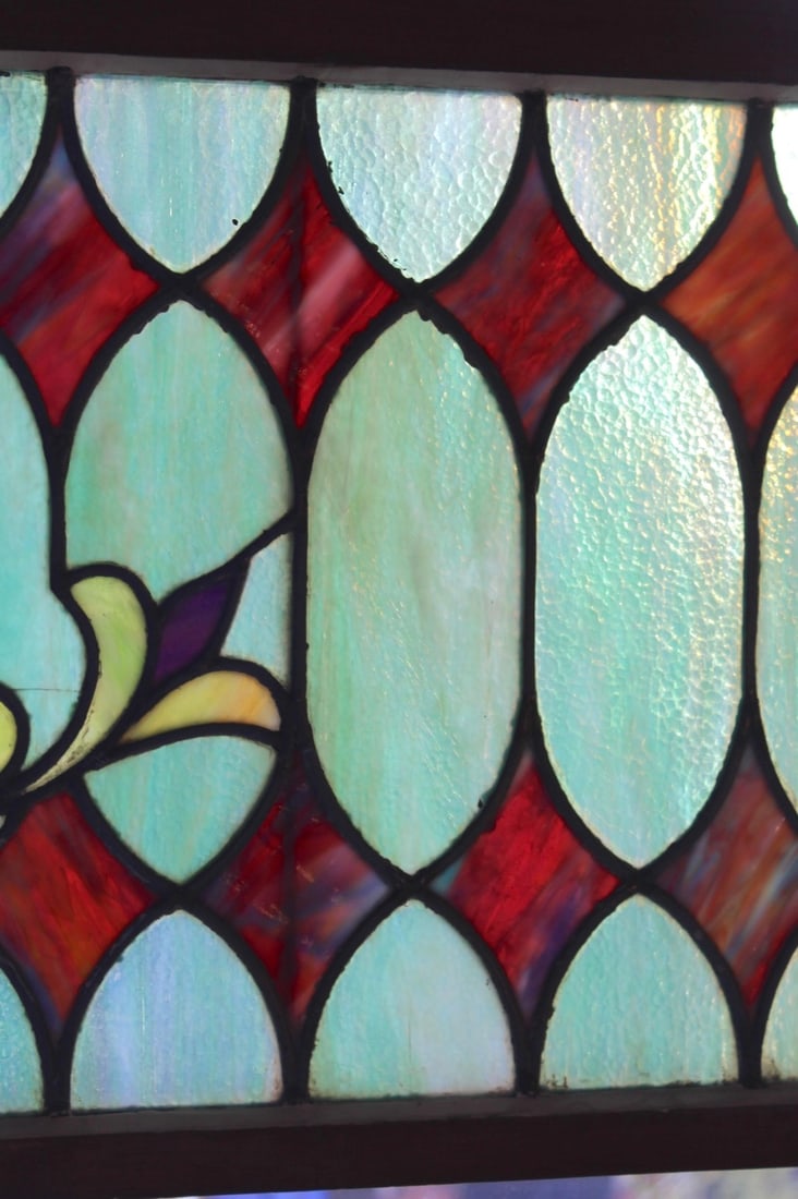 Spectacular Antique Transom Window - 7