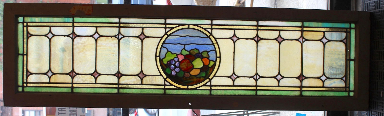 Long Stained Glass Transom - 10
