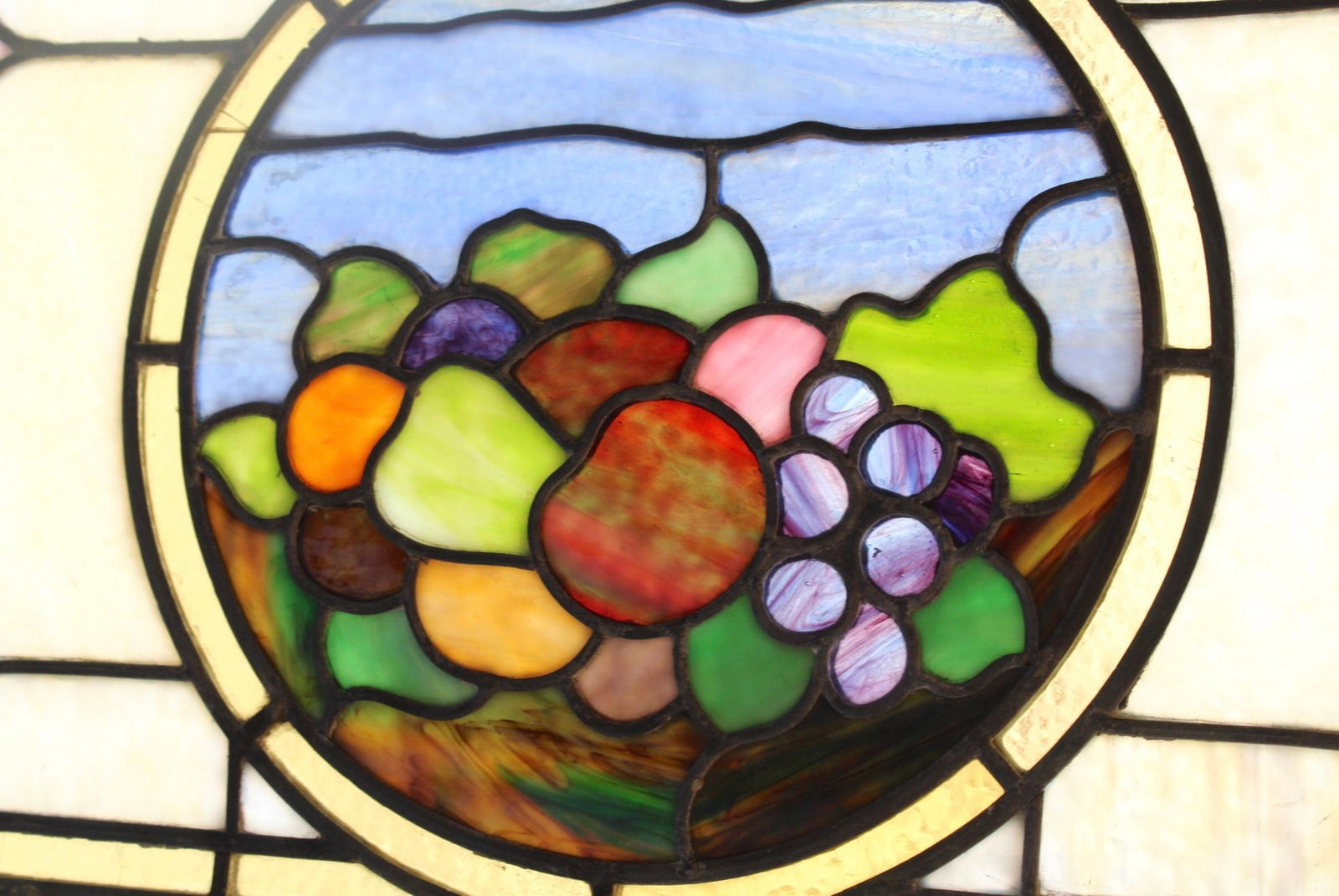 Long Stained Glass Transom - 2