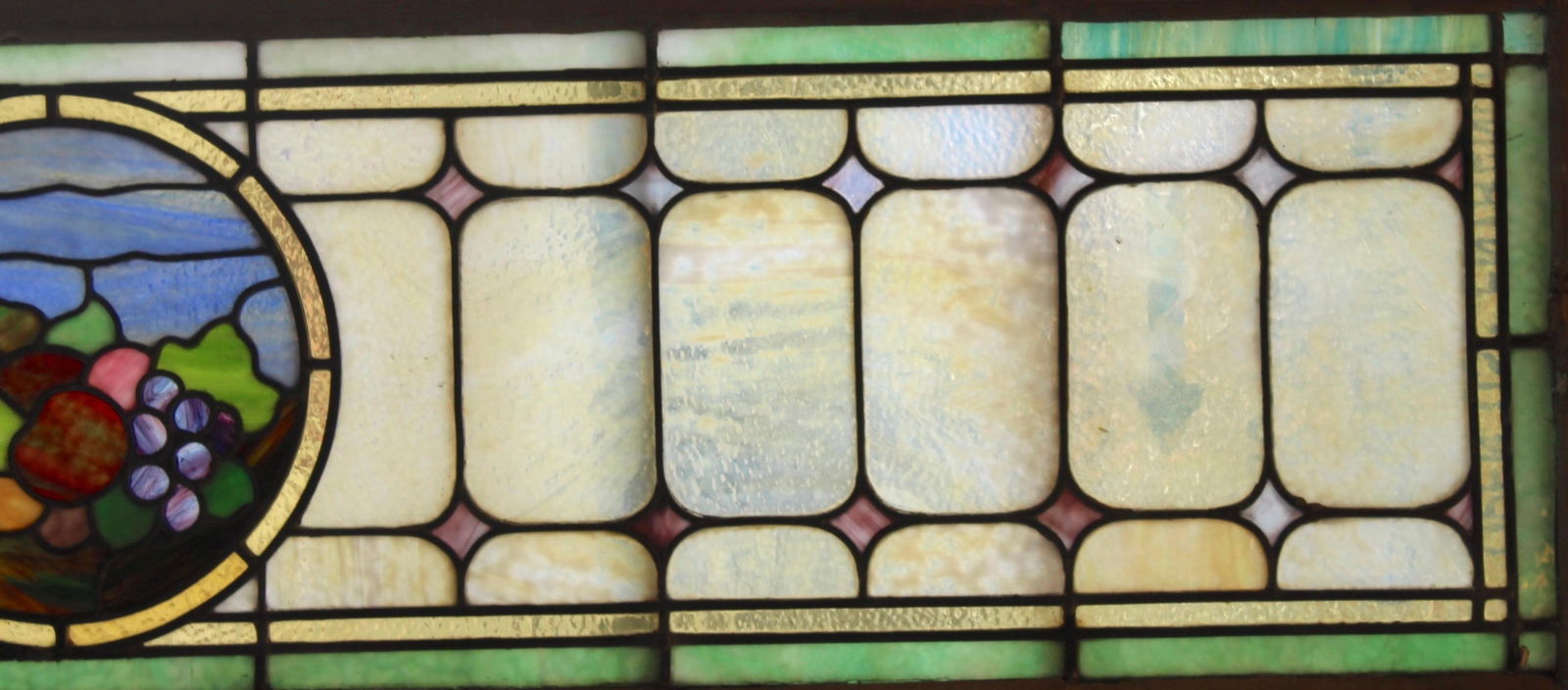 Long Stained Glass Transom - 4