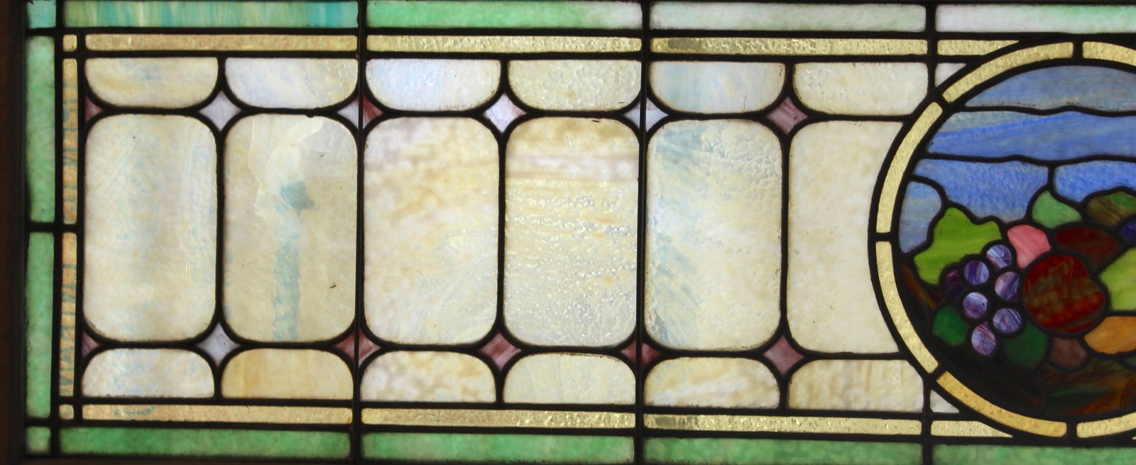 Long Stained Glass Transom - 5