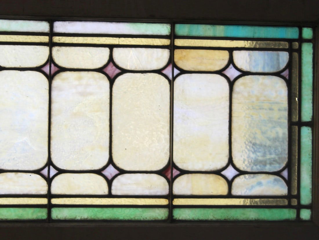 Long Stained Glass Transom - 7